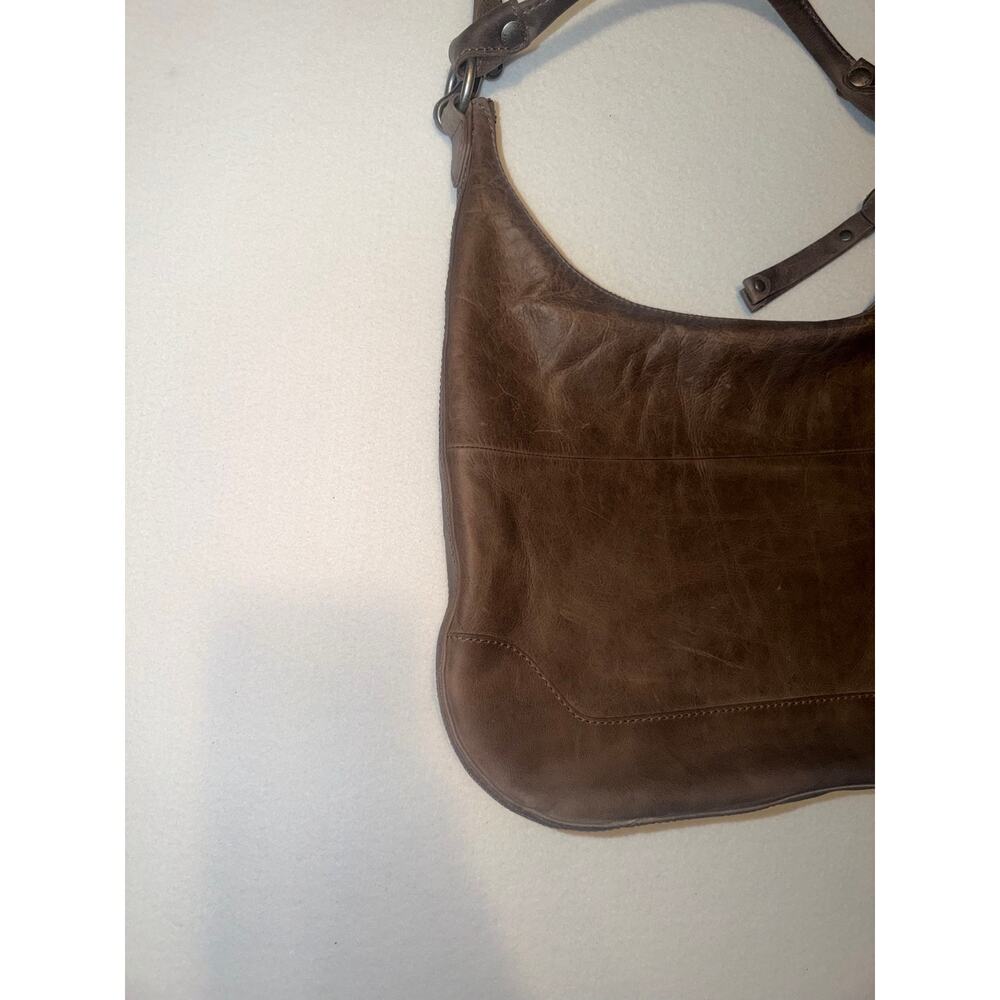 FRYE Mellissa zip boho large leather purse - Picture 9 of 16